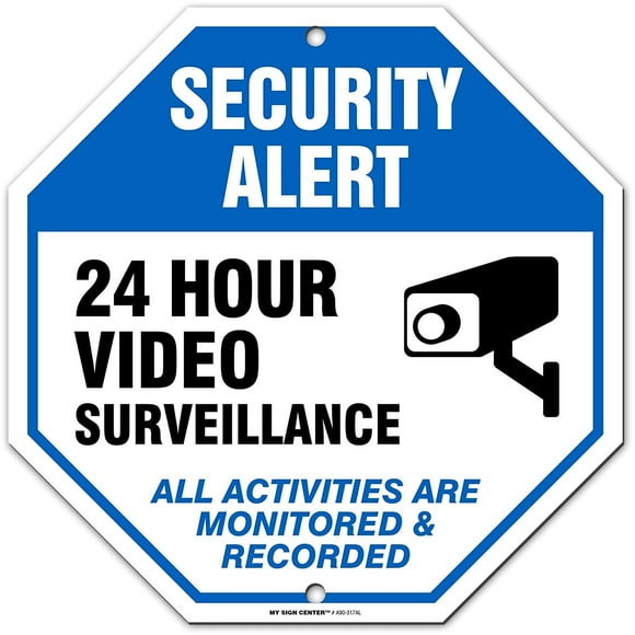 CGSignLab Nostalgia Stripes Heavy-Duty Outdoor Vinyl Banner 12x3 24 Hour Video Surveillance CGSignLab Nostalgia Stripes Heavy-Duty Outdoor Vinyl Banner 12x3 24 Hour Video Surveillance